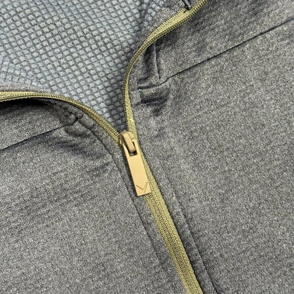Callaway Weather Series Long Sleeve 1/4 Zip Golf Pullover Stretch Blue Medium - Picture 6 of 9